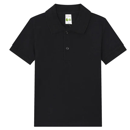 Boys Polo Shirt Children 15 Colors Custom Logo Short-Sleeve High-end eco-friendly cotton Clothes Teens Tshirts