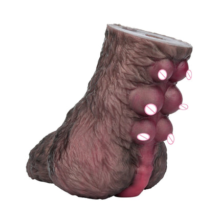 LUUK Daul Channel Lifelike Dog Butt Male Masturbator Silicone Pocket Pussy Onahole Stroker Penis Exercise Adult Sex toy for Men