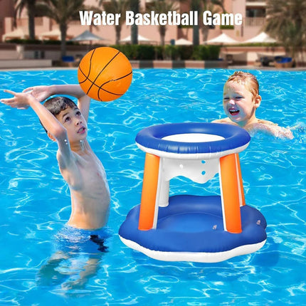 2-in-1 Inflatable Water Volleyball & Basketball Set: Poolside Fun for Family  & Outdoor activities,pool,party,sport toy,summer