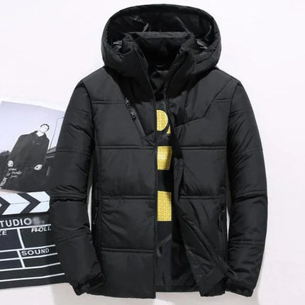 -20 Degree Down Jacket Male Winter Parkas Men White Duck Down Jacket Hooded Outdoor Thick Warm Padded Snow Coat Oversize M-4XL