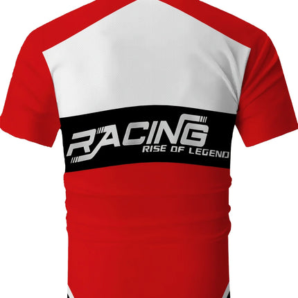 European and American Popular Men's Button Polo Shirt with Digital Printing Pullover, Breathable Lapel Short Sleeved Shirt