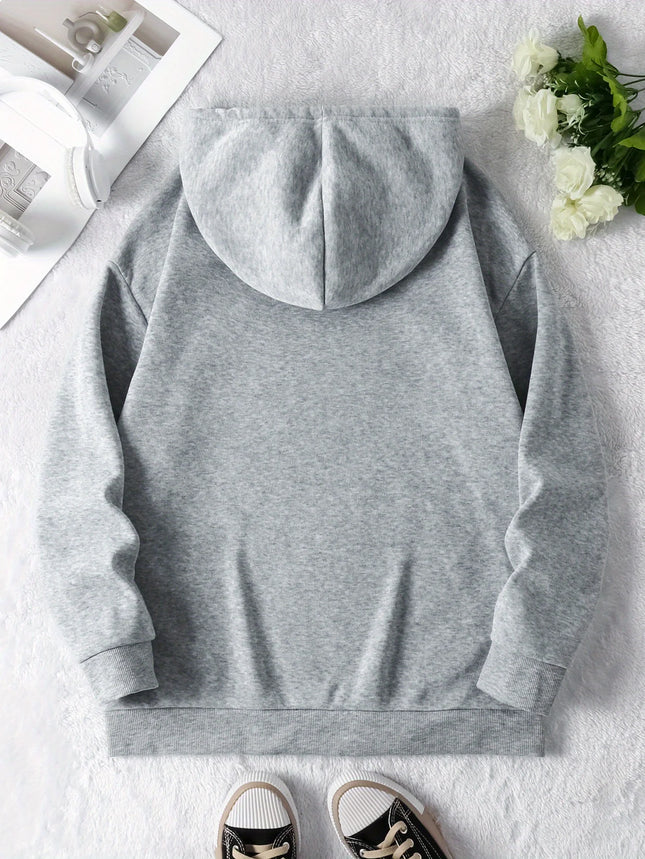2025 Autumn and Winter "Hawaii Maui" Surfboard Printed Casual Hooded Pullover for Women's Casual Hoodies Clothing