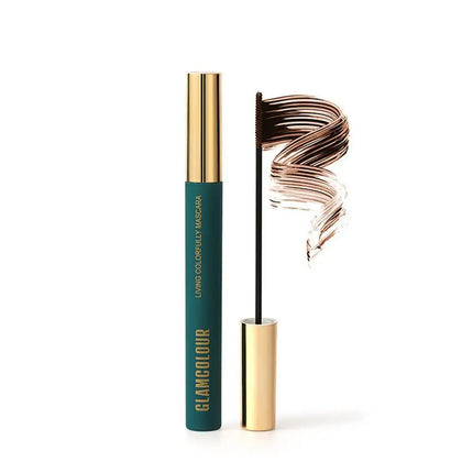 Mascara Long Lasting Waterproof Sweatproof Silk Fiber Thick Curling Eyelash Extension Volume Smudge-proof Quick Dry Non-blooming
