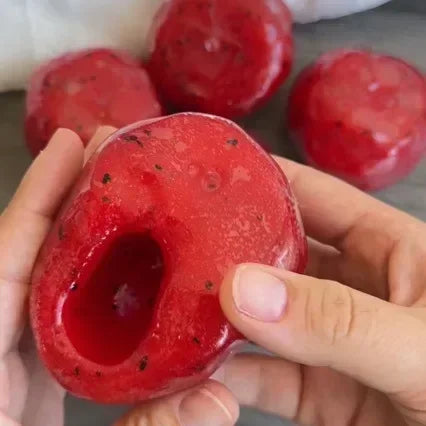 Handmade Watermelon Slushy Squishy Toy Stress Relief Squeeze Toy Soft Slow Rebound  Realistic Fruit Simulation Model Adult Gift