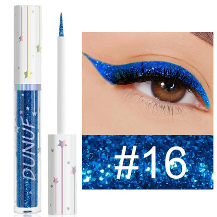 1PC Shiny, Colorful, Quick-drying, Blasting, Waterproof, Vibrant Liquid Eyeliner and Eyeshadow, Ideal Holiday Gift Collection