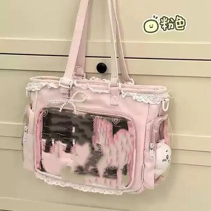 Ballet Girl Large Appetite Itabag Japanese Two-Dimension Single Shoulder Crossbody Bag Gift For Friends Women'S Handbag