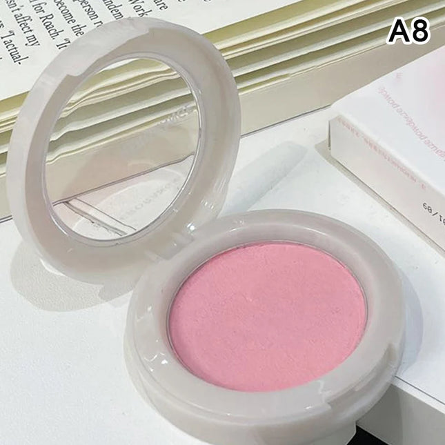 HERORANGE Monochrome Peach Face Blush Palette Mineral Pigment Cheek Blusher Powder Makeup Professional Contour Shadow Blusher