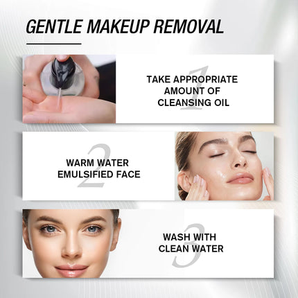 BOOMOON 120ml Salicylic Acid Makeup Remover Oil Blackhead & Make Up Cleanser Gentle Deep Cleansing without Irritation