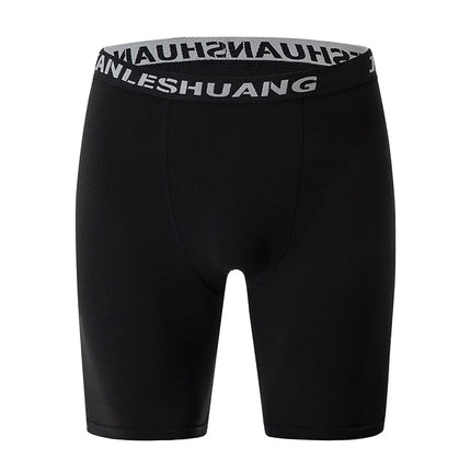 10/5 Piece Set Of Men's Solid Color Classic Long Underwear Quick Drying Youth Sports Comfortable Elastic Casual Boxer Shorts