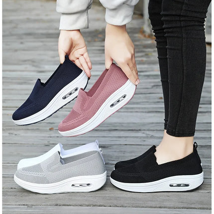 Sports Women's Spring Sneakers New Mesh Breathable Lightweight Casual Walking Women Shoes Breathable Shoes Zapatos De Mujer