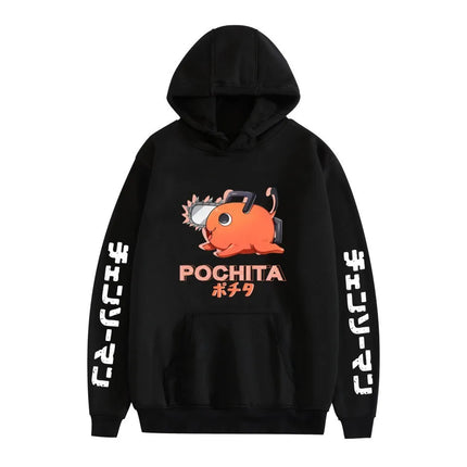 Pochita Chainsaw Men's Hoodie Fashion Long Sleeve Sportswear Casual Harajuku Street Wear Hoodie Sudaderas Top