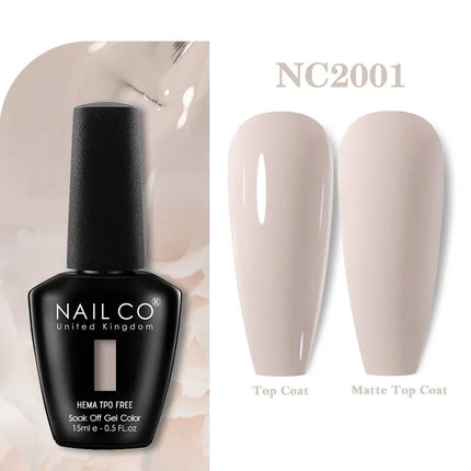 NAILCO 283Colors Gel Nail Polish Top Base Vernis Semi Permanent UV Gel Varnish Nails Art Varnish Hybrid Manicure