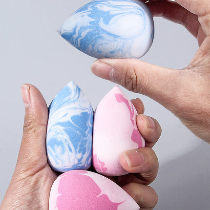 6PCS Ombre Multi-Use Makeup Sponges - Professional Face Blending Tools for Flawless Liquid/Powder & Color Cosmetics