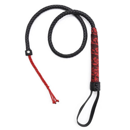 High Quality Pu Leather Pimp Whip Racing Crop Party Flogger Hand Cuffs Queen Whip for Fetish Flogger Slave Fantasy Adult Games