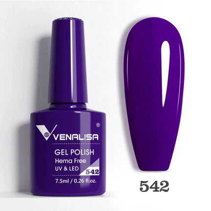 7.5ml Venalisa TPO FREE HEMA FREE Gorgeous Color Nail Gel Polish Long Wear Soak Off UV LED Gel Varnish Nail Manicure Gel Varnish