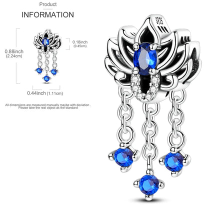 New 925 Sterling Silver Charms Beads Sunflower Flower Daisy Original Charm Pendant Fit Charm Bracelets DIY Jewelry Birthday Gift