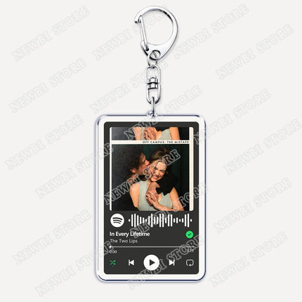 Hot TV Off Campus The Mixtape Keychains Into You U+Ur Hand Music Songs Keyings Jewelry Elle Kennedy Garrett Graham Fans Gifts