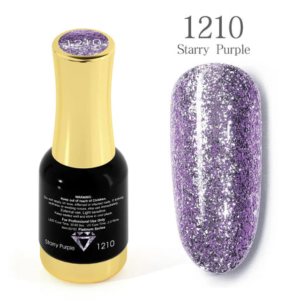 VENALISA 12ml Fabulous Pink Nails Crystal Lacquer CANNI Nail Art Glitter Pearl Diamonds Soak off Platinum UV LED Gel Nail Polish