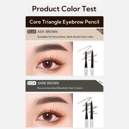 klaisy silver triangle slim eyebrow pencil
