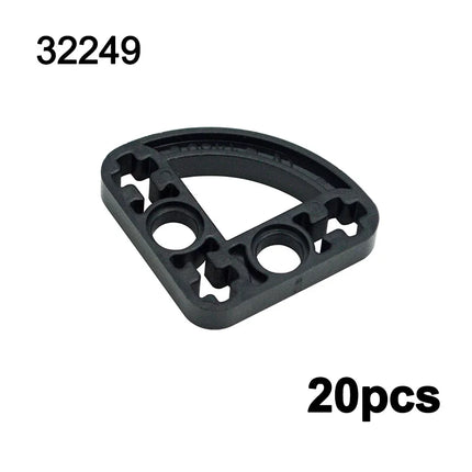 Building Blocks DIY Thin Arm With Shaft Hole Compatible Assembles Particles 99773 6632 32056 32017 Educational Toys For Leduo