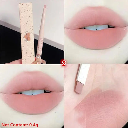 Nude Light Sweet Soft Matte Lip Liner Pencil Long-Lasting Resistant to Fading And Makeup Removal Shapes the Lip