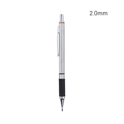 Metal Mechanical Pencil 0.3/0.5/0.7/0.9/2.0mm HB Automatic Pencil with Protective Cover Office School Writing Supplies