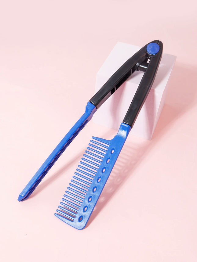 Straight hair brush, V-shaped straightener, straighten hair, suitable for hair salons, special for human hair wigs