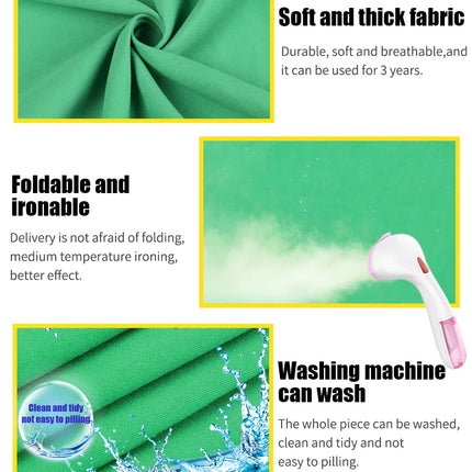 2.4x4m Background Frame Green Screen Wall Foldable For Tiktok Live Photo Studio Kit Chromakey Green Screen Frame