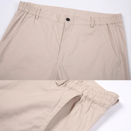 Men 100% Cotton Shorts Summer Business Homme Shorts Casual Fashion High Quality Male Shorts Social Office Short Pants Men