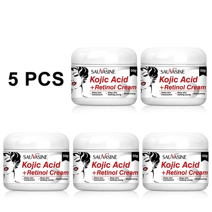 Kojic Acid Cream Remove Pigment Melanin Whitening Remove Dark Spots Cream Nourishing & Resurfacing Fade Skin Care Face Cream