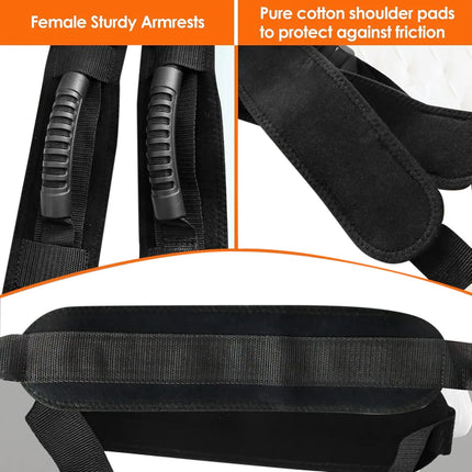 Multifunction Shoulder Sex Swing Adjustable Love Slings Soft Plush Padding Mat BDSM Bondage Restraint Adult Sex Toys for Couples