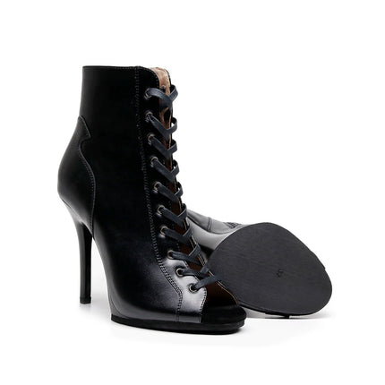2023 New Fashion Women Heels  Lace-up Boot Stilettos Jazz Dance Lady Shoes For Latin Dancing Outdoor Sexy Stilettos Plus Size