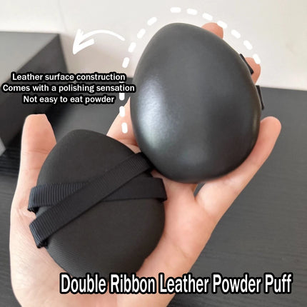 1/2PCS Not Eat Foundation Makeup Sponge Puff Dry Wet Dual-use Soft Cotton Air Cushion Leather Surface Powder Puff Makeup Tools