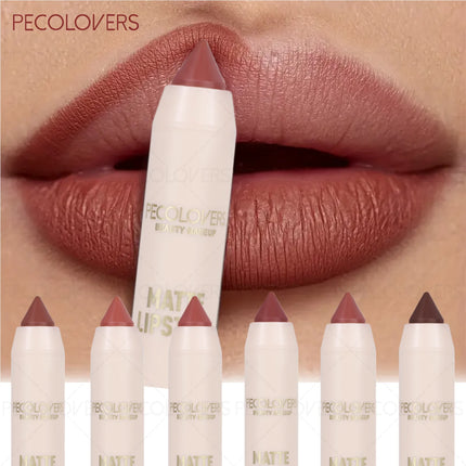 1 Pcs Matte Velvet Lipliner & Lipstick Pen, Smooth Easy To Apply, Precise To Definded Lip Lines, High Color Rendering Non-sticky