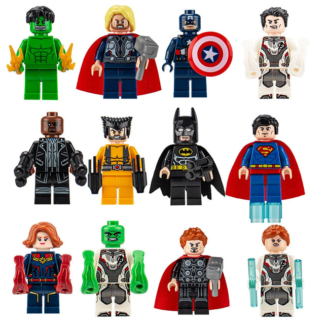 2026    Building Block Doll Toys Mini Figure Toys Birthday Gifts, Cartoon Character Models Gift