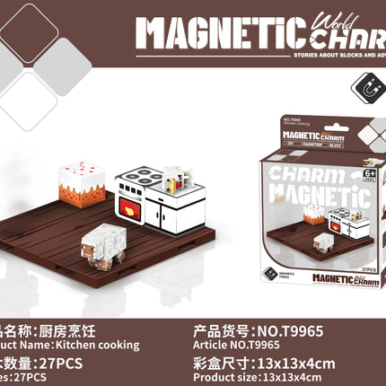 Building Blocks Zoo Magnetic World Series Educational Puzzle Toys for Boys & Girls Children's Playset gift