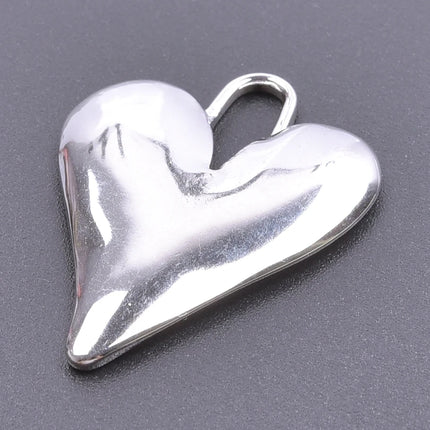 Elegant Love Breloques Stainless Steel Pendants For Jewelry Making Bulk Heart Charm Pendant 5pcs/Lot Materials To Make Bracelets