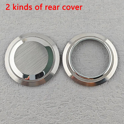 40mm Pepsi GMT Watch Case Custom Logo Dial Fit NH34 Movement Sapphire Glass 316L Stainless Steel NH34 Case C3 luminous
