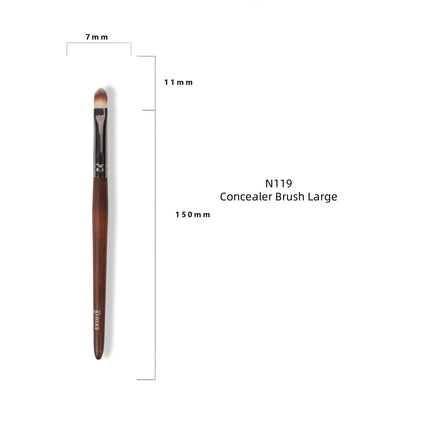 Goat Hair Makeup Brushes Set: Eyeshadow Brush, Foundation Loose Powder Brush, Blush Brush,Comestic Beauty Tools Preminum Quality