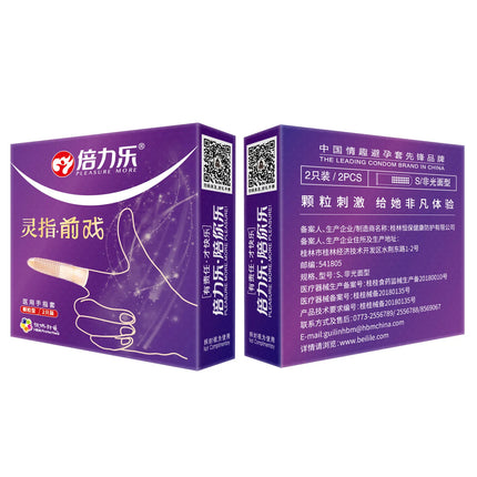Finger Condoms Safer Penis Sleeve High Elasticity Orgasm Sleeve Anal Stimulation Sex Product Time Delay Sex Toys for Adult