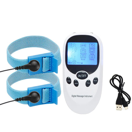 Electric Shock Conductive Fibers Penis Ring Cock Therapy Extender E-stim Massage BDSM Gay Sex Product Kit for Men Masturbation