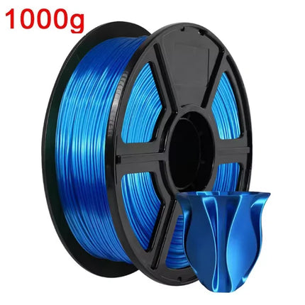 Silk Filament PLA 1.75mm 1kg/500g/250g 3D Printer Filament For Printing Toys Shiny Smooth PLA+ Gold Silver Red Blue High Speed