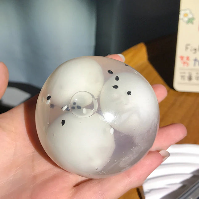 Creative Rice Dumpling Crispy Leather Ball Can Be Crushed Three Times Small Ball Giant Decompression Hand Ball Venting Toys M