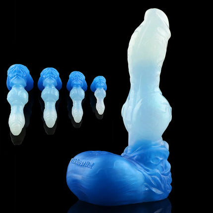 NNSX Size S M L XL Dog Knot Dildo Jelly Dildos Vagina Stimulate Masturbator Penis BDSM Anal Plug Adult sex toy for Women Men Gay