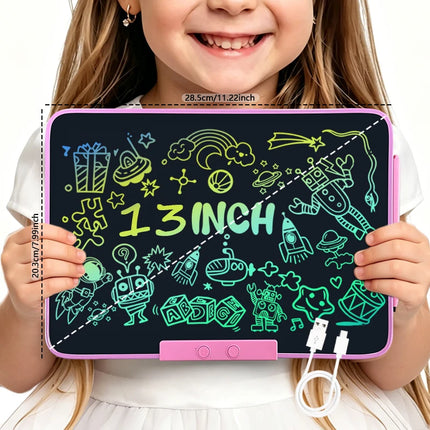 16/13/11 Inch Rechargeable Version LCD Drawing Tablet Doodle Writing Board Painting Handwriting Pads Electronic Magic Board Gift