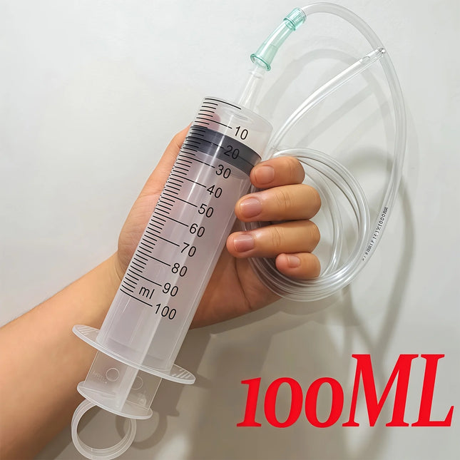 1 Set of Syringe Type Water Suction/Injection Dual-Use Automotive Tools, Which Can Be Used to Suction/Inject Engine Oil