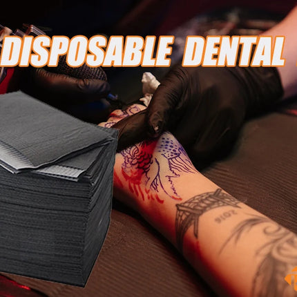 100/50/5pcs Disposable Waterproof Tattoo Clean Pad Wipes Dental Piercing Bibs Waterproof Sheets Paper Tattoo Accessories