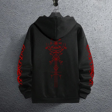 2025 Brand New Black Sweatshirts Autumn Winter Male Daily Casual Sporty Jogging Hoodie Men's Outwear Fashion Pullover