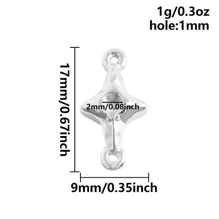 5pcs Kawaii Charm Flower Star Crab Stainless Steel Pendants For Jewelry Making Supplies Assorted Mini Charms In Bulk DIY Finding