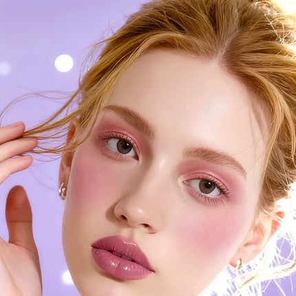 Colorchanging Blush and Lip Balm Dual Applicator Stick Keeps Makeup in Place, Provides Natural Temperature-changing Blush Effect